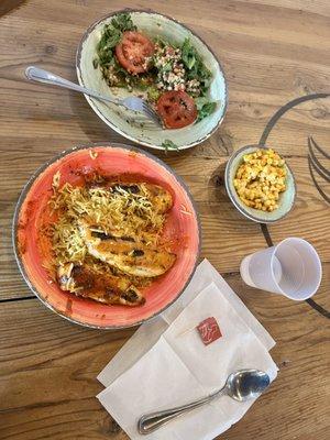 *Chicken Rice Bowl & *Couscous Salad