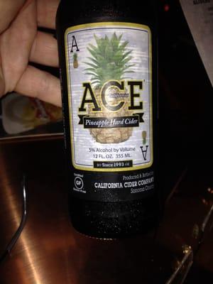 Ace cider from Sonoma California