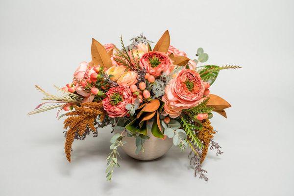 Fall florals with garden roses