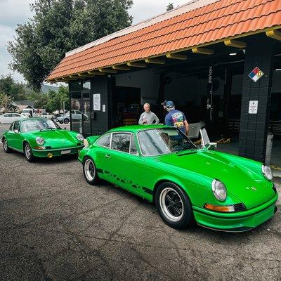 What's better than one Kelly Green Carrera RS? TWO OF THEM. Check out these stunners that rolling in today!