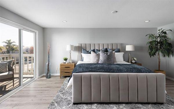 Bedroom in Dana Point - Vacant Home Staging