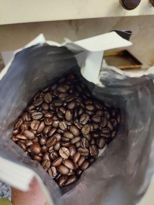 French roast- not too dark!