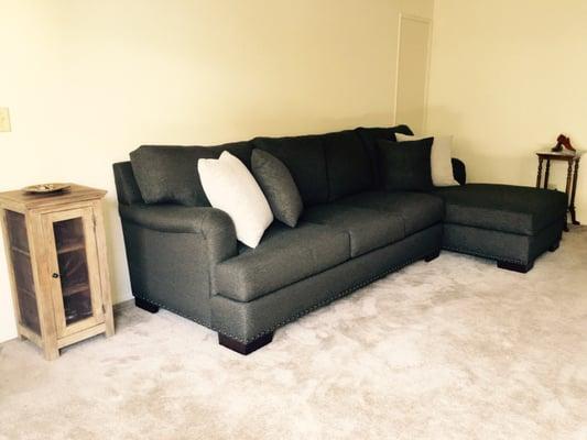 Great job guys! Our sofa looks amazing.