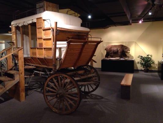 Stagecoach inside the Museum