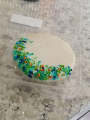 Gluten free frosted cookie BEST ever