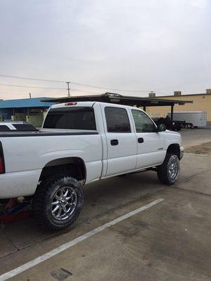 New tires and detailing of truck