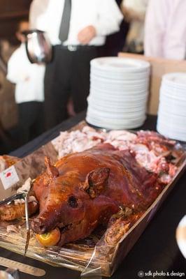 LA Union Station - Lechon (roasted pig)