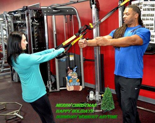 On the first day of fitness, my trainer gave to me....a custom session made for me.