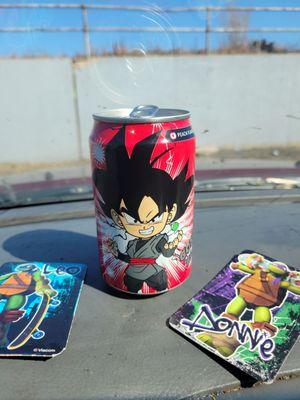 Dragon Ball Z peach flavor drink from Taiwan!