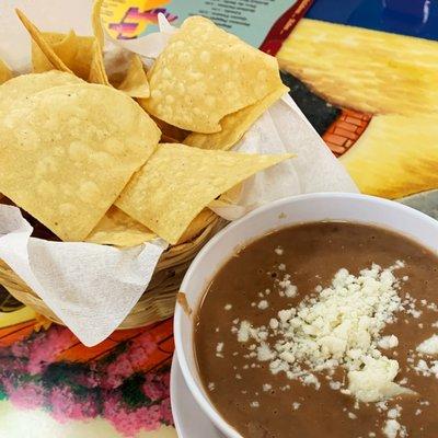 Beans and chips