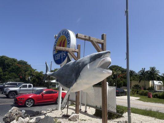 Sharknado roadside sign