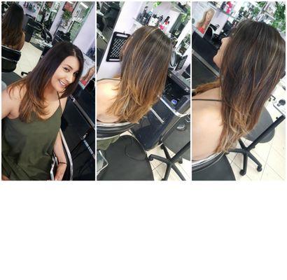 cut style ombre