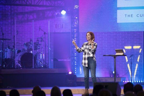 Karissa teaching in our ENJOY Series.