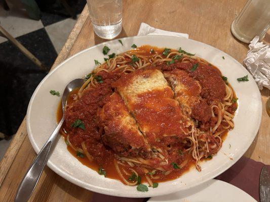 Chicken Parmesan.