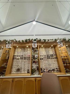 Glasses selection counter