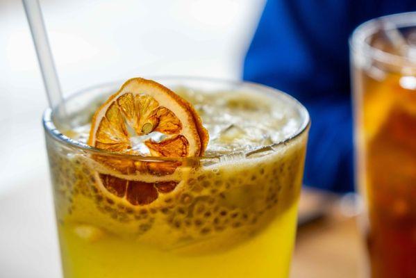 Fuji Apple Lemonade with Chia Seeds