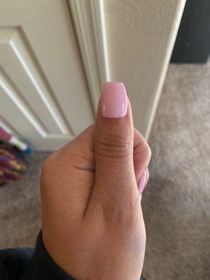 And look at how much shorter my other thumb is!