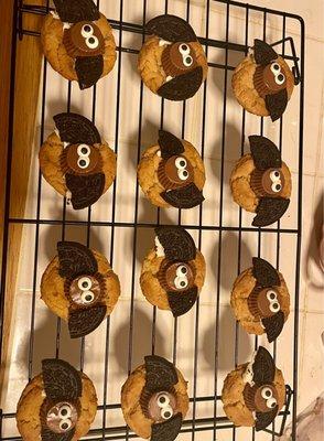 Halloween bat cookies from all of Targets supplies