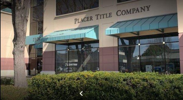 Front entrance to Placer Title Company (from Oliver Rd. )