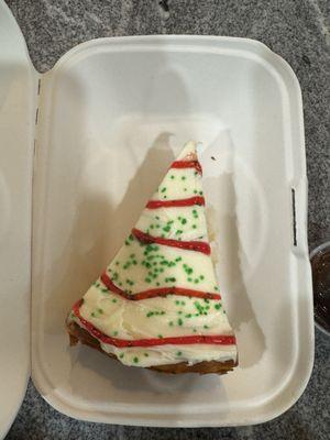 Christmas cookie cheesecake