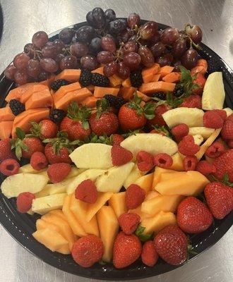 We make custom fruit platters! Think of us for your next special event.