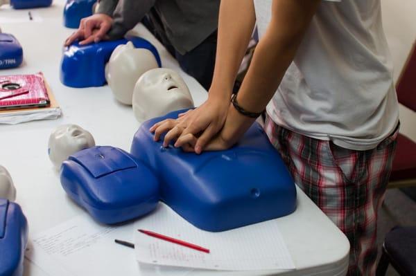 Hands on CPR practice - Chest Compression