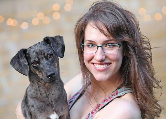 Lauren and her pup Grayson