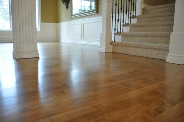 Kirkland Stained Maple Hardwood Floor