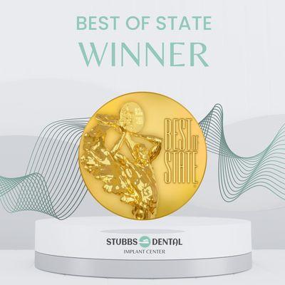 We are thrilled to share that we have received the esteemed Best of State award!