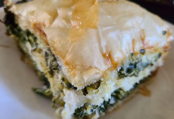 Absolutely delicious Spanakopita! The Artichoke Quiche is equally delicious.  New customer here!!