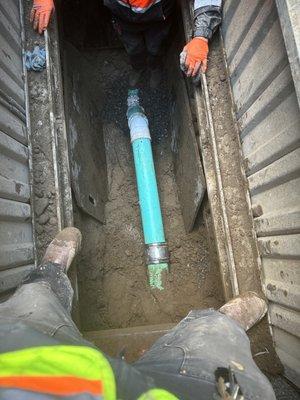 Sewer repair!