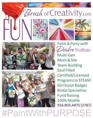 Paint & Partie with  Multi-Gen Mom & Me Team-Building Soul Filled Certified/Licensed