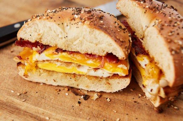 Bacon egg & Cheese grill open all day!!!!