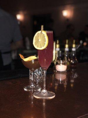 The Mystic Cocktail and the Opportunist Cocktail