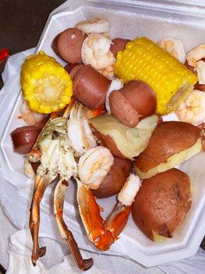 Low country boil -- plentiful for $9.75