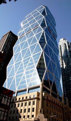 Hearst Tower Building at 300 West 57th Street and 959 Eighth Avenue. Posted 11/30/20