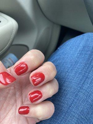 Perfect Christmas nails!