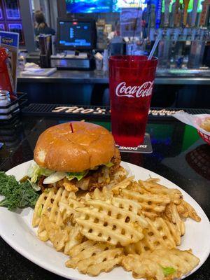 Fried chicken The Bypass Burger