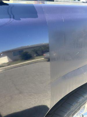 50/50 shot of this 2-step paint correction.