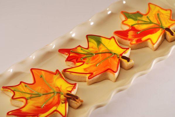 Autumn Leaf Cut-Out Cookies