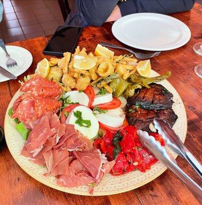 Hot/cold combo Antipasto