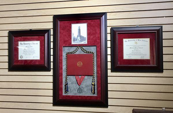 Diploma framing!