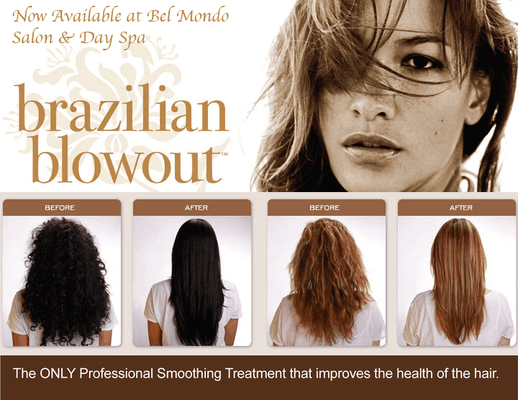 Free Hair Cut with Brazilian Blowout $180 (Reg. $295)