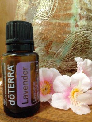 doTERRA essential oils used exclusively at Zensations with each massage.