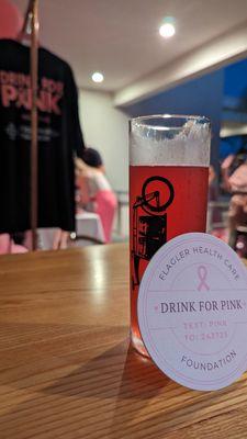 Drink for Pink.  A beer for a cause.  How do you say no?