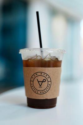 Iced with Americano single origin, Ethiopia Guji washed beans.