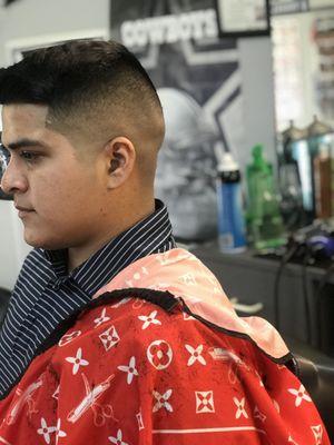 Mid high fade