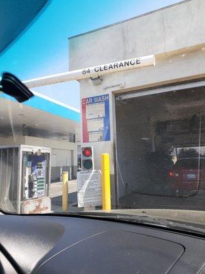 Entrance to Car Wash