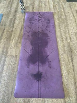 That's my mat after a level two ‍