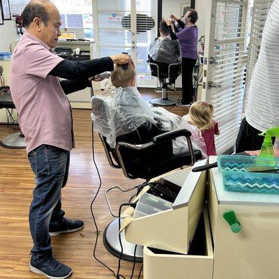 Kids haircut